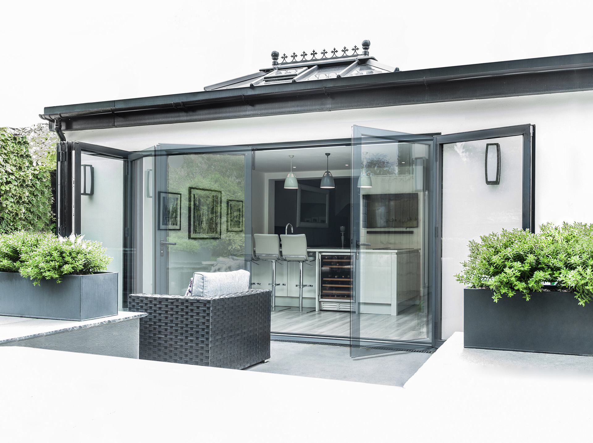 uPVC bifold doors roof light Theydon Essex